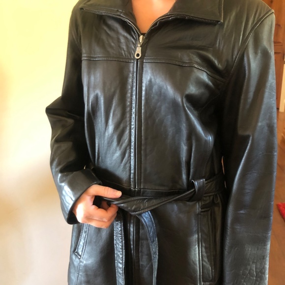 Jacqueline Ferrar Vintage Lambskin Leather Jacket - Picture 3 of 4